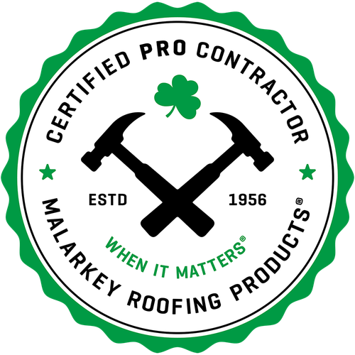 Malarkey Certified Pro Contractor badge